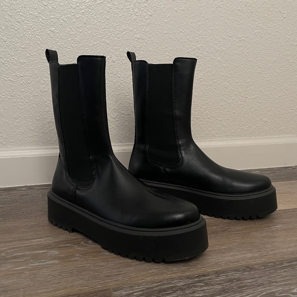 ASOS chunky platform Chelsea boots